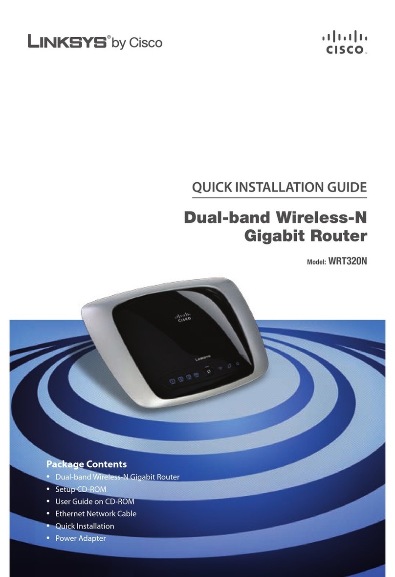 Cisco WRT320N - Wireless-N Gigabit Router Wireless User manual Cisco WRT320N - Wireless-N Gigabit Router Wireless User manual
