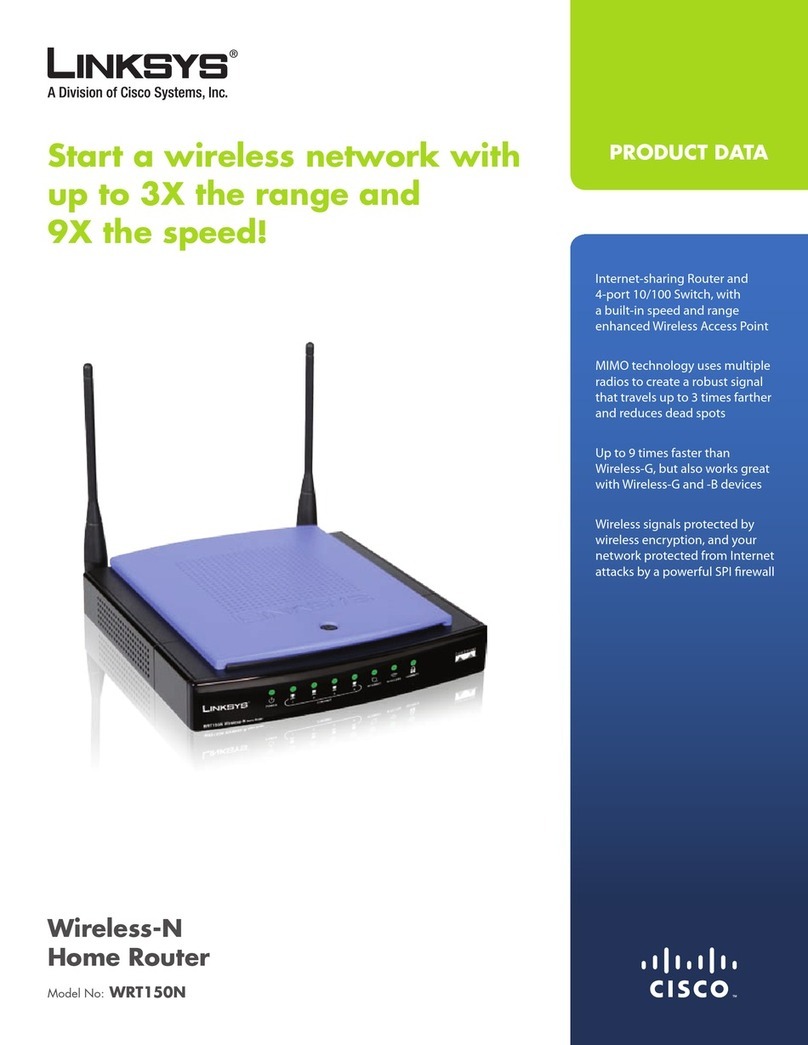 Linksys WRT150N - Wireless-N Home Router Wireless Operation manual