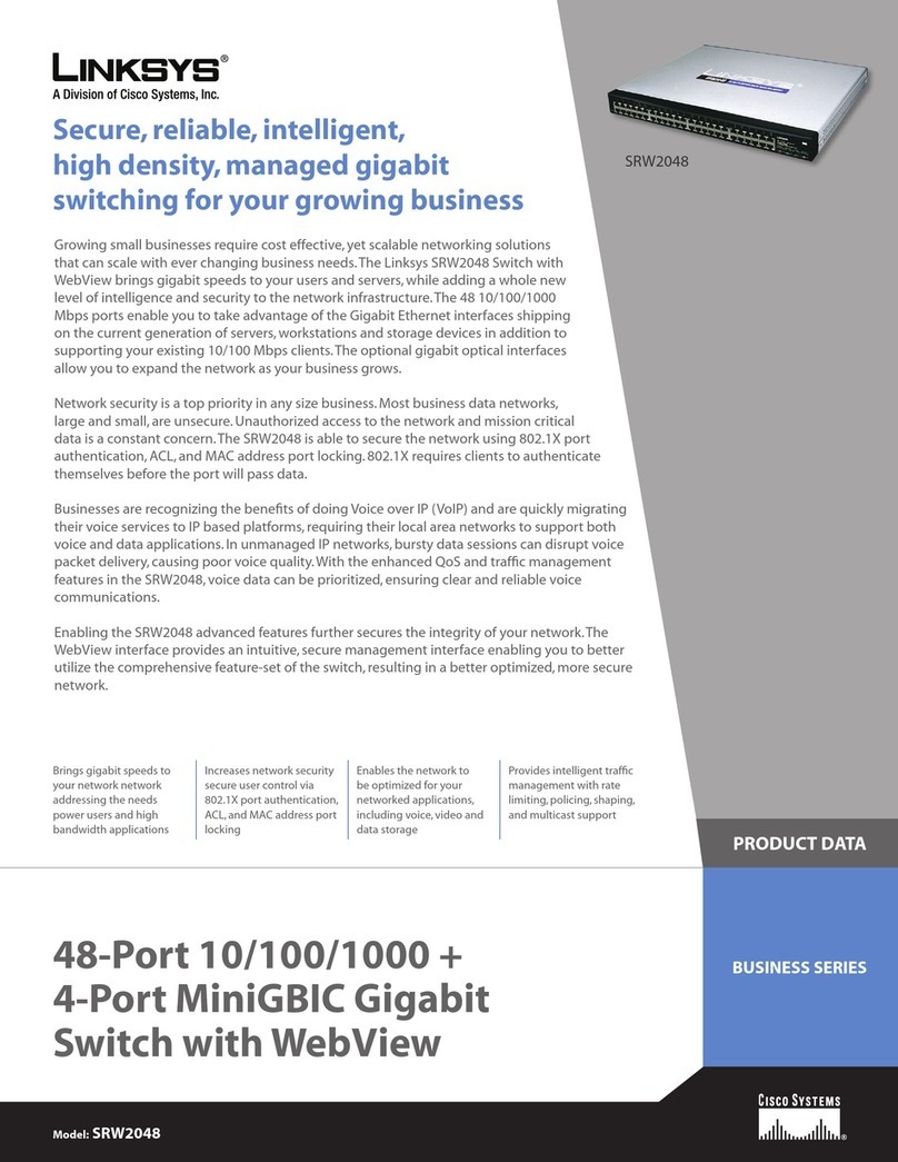 Linksys SRW2048 Operation manual