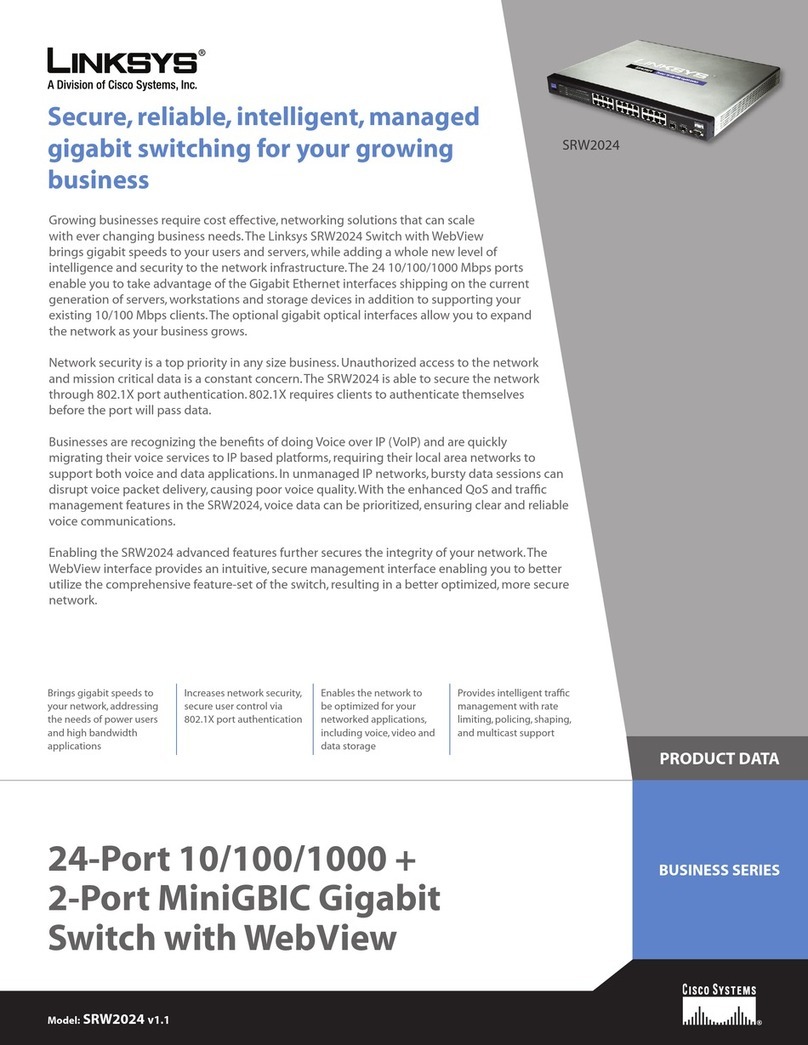Linksys SRW2024 Specifications