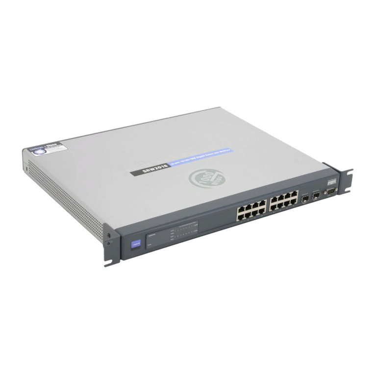 Linksys SRW2016 User manual