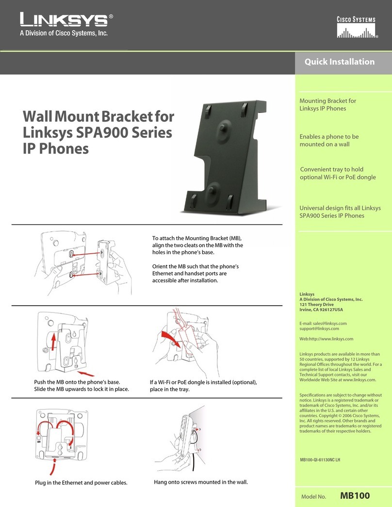 Linksys SPA901 Quick installation