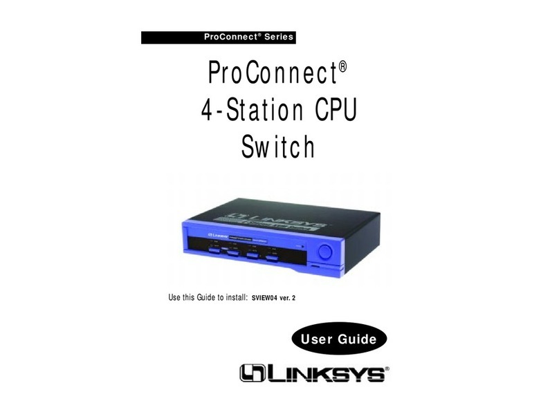 Linksys SVIEW04 - ProConnect CPU Switch KVM user guide