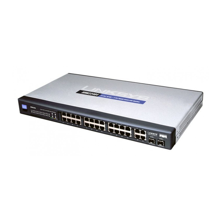 Linksys SRW224 - 10/100 - Gigabit Switch User manual
