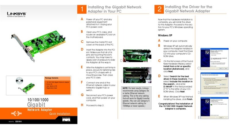 Linksys EG1064 Original operating instructions