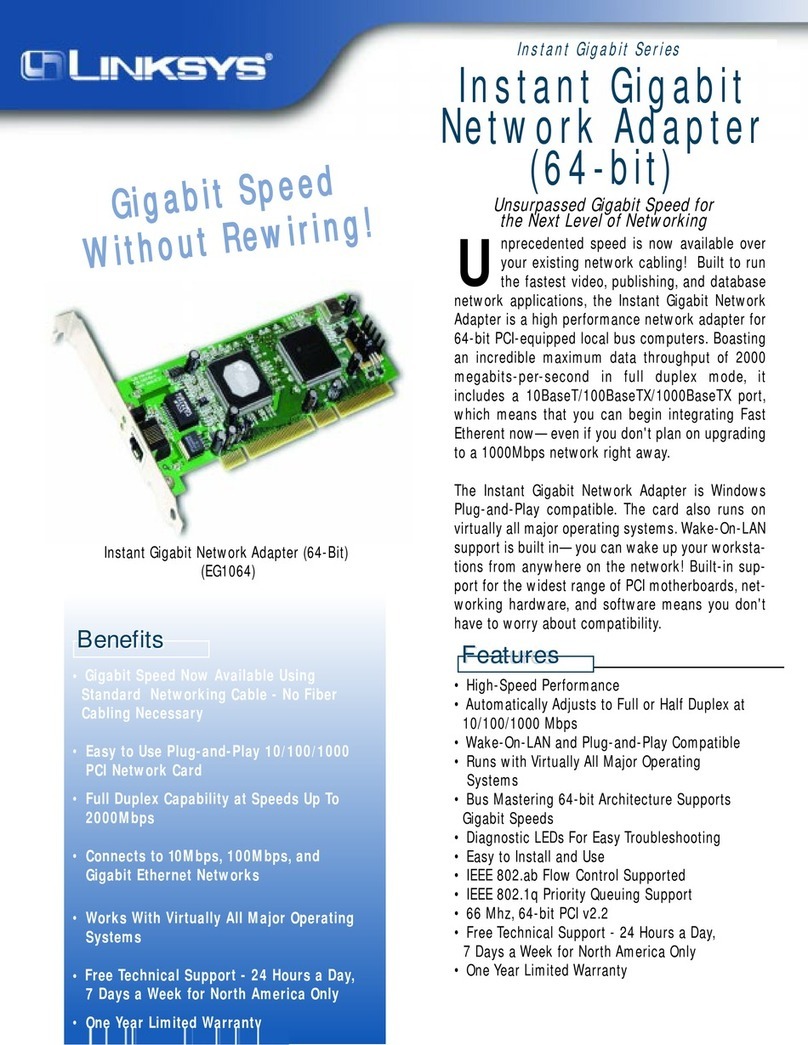 Linksys EG1064 User manual