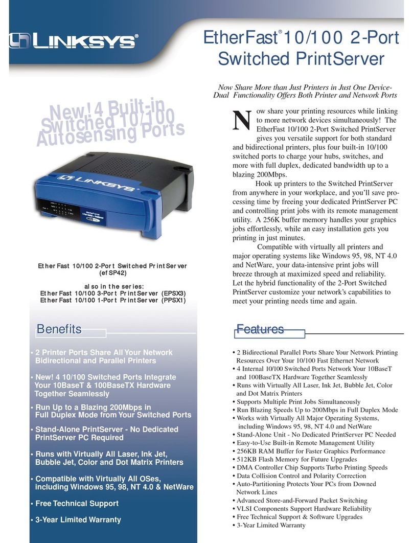 Linksys EFSP42 ver. 2 User manual