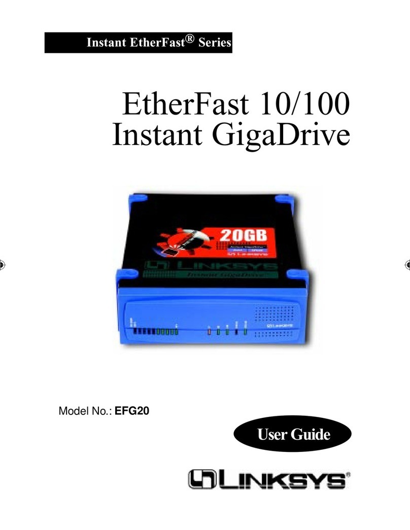Linksys EFG20 user guide