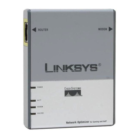 Linksys OGV200 - Network Optimizer For Gaming user guide