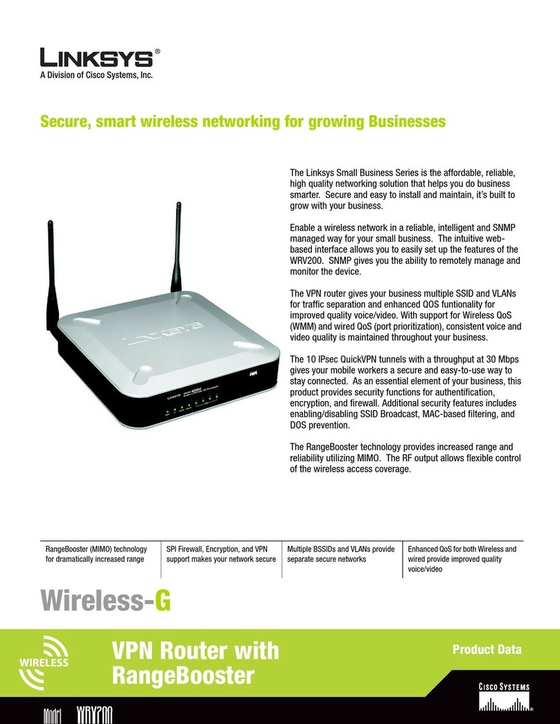 Linksys WRV200 Operation manual