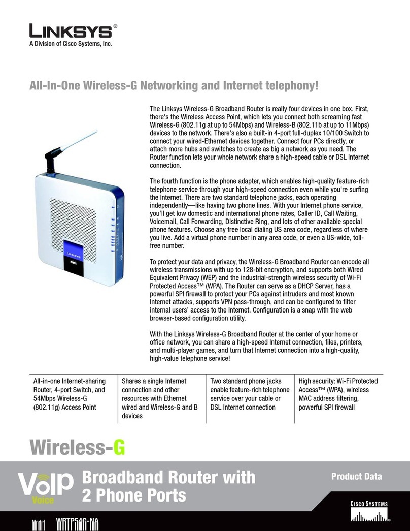Linksys WRTP54G-NA Product data