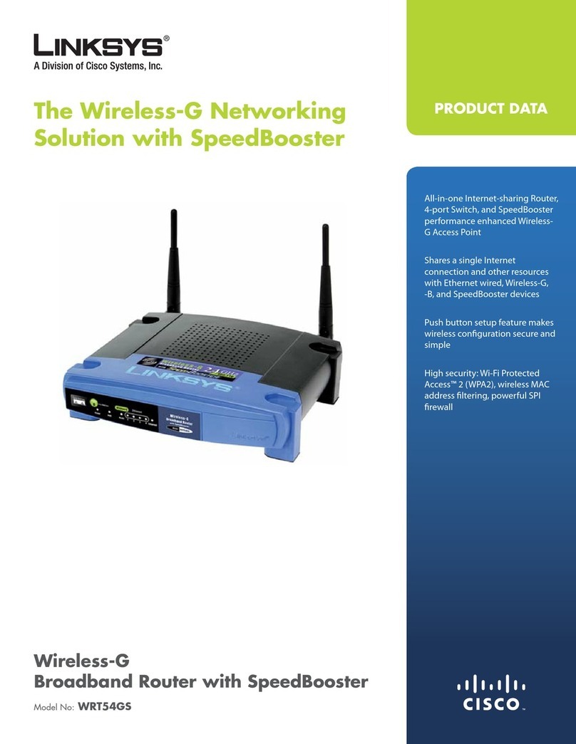 Linksys WRT54GS Operation manual