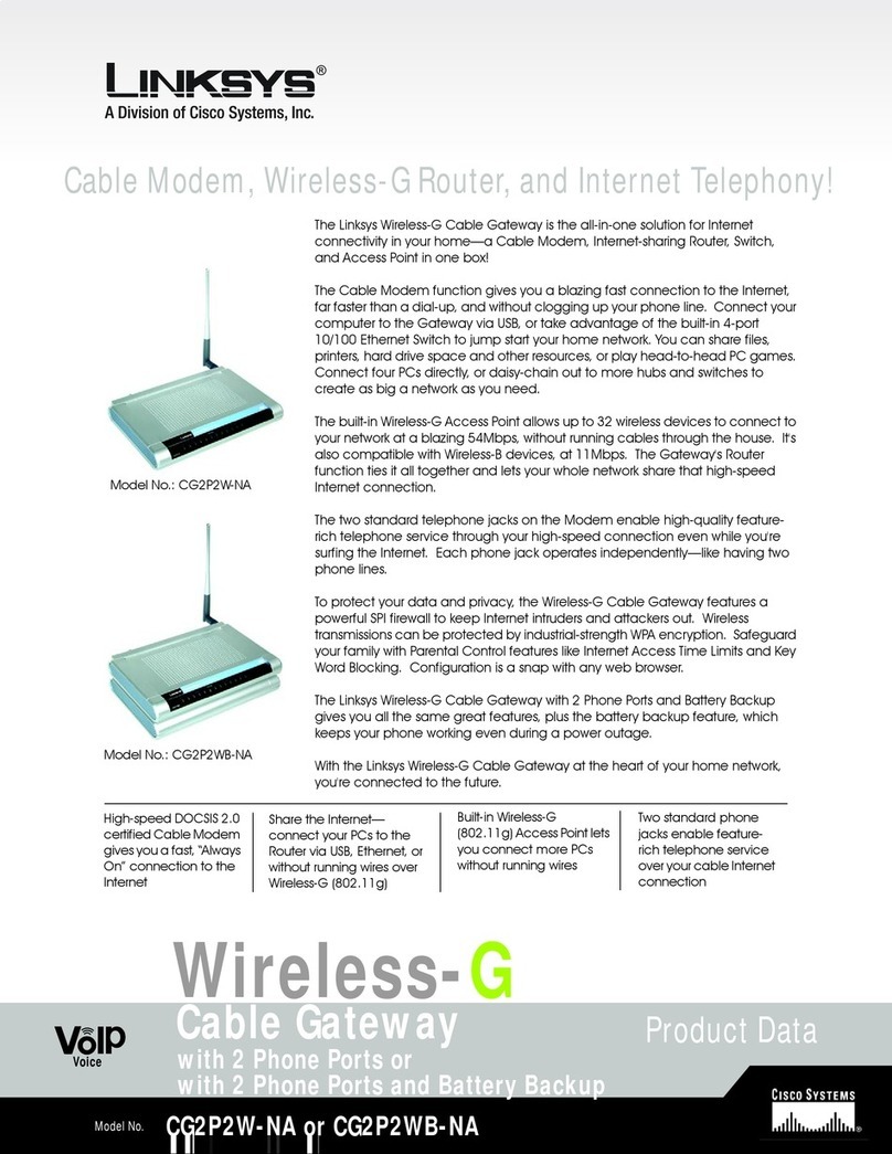 Linksys CG2P2WB Operation manual Linksys CG2P2WB Operation manual