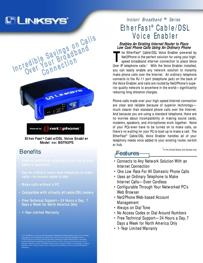 Linksys BEFN2PE User manual