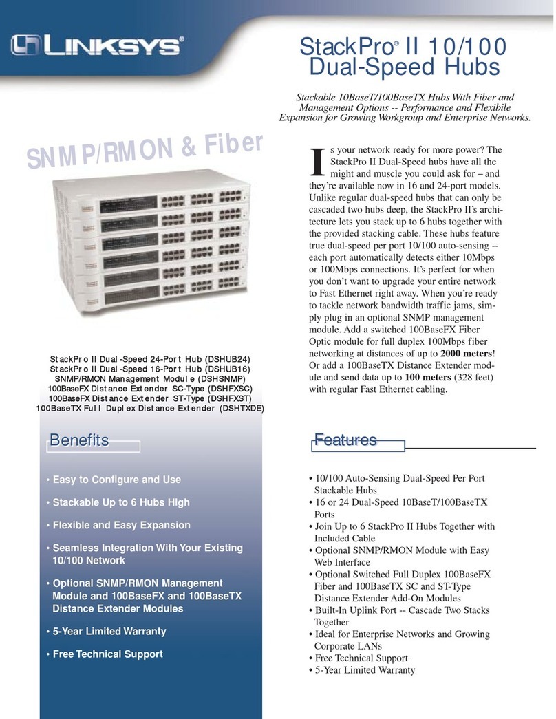 Linksys DSHUB24 User manual Linksys DSHUB24 User manual