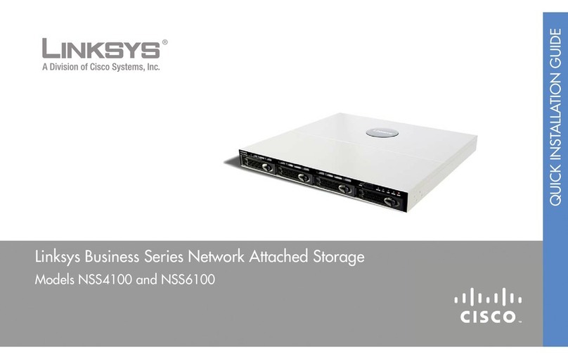 Linksys NSS4100 - Gigabit Storage System Quick installation guide