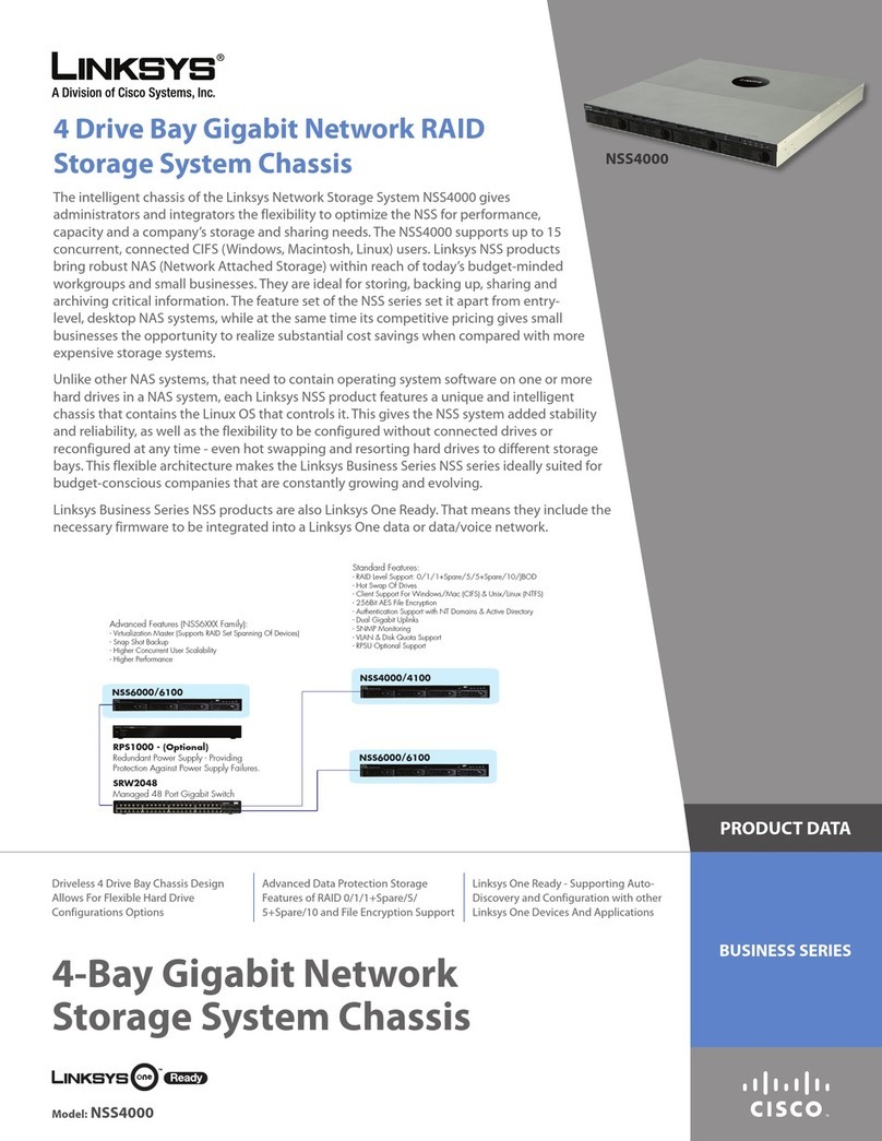 Linksys NSS4000 Series Operation manual