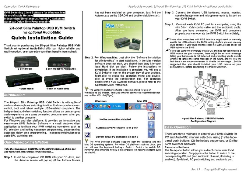 Linkskey LKU-S02SK Quick installation guide