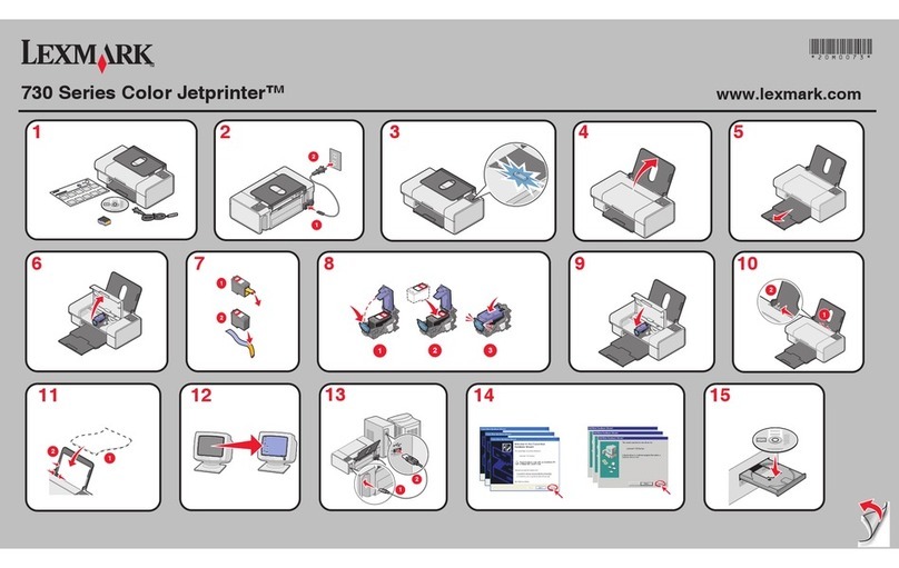 Lexmark Z730 Color Jetprinter User manual