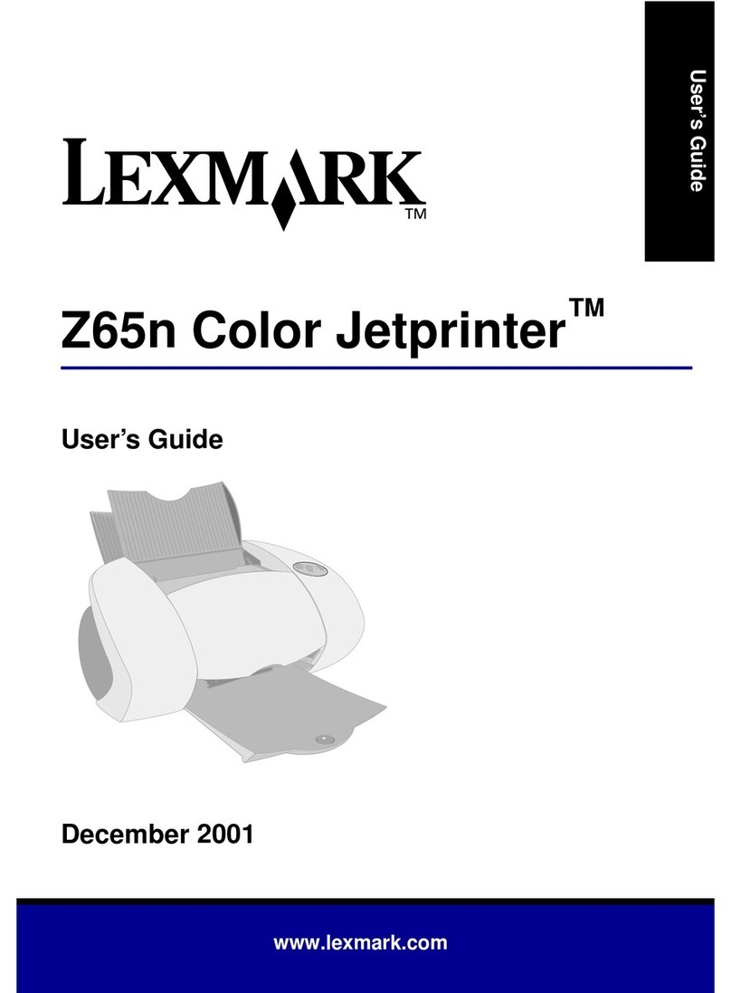 Lexmark Z65n User manual