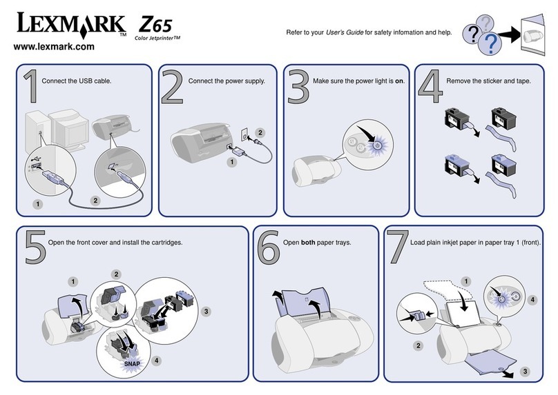 Lexmark Z65 User manual