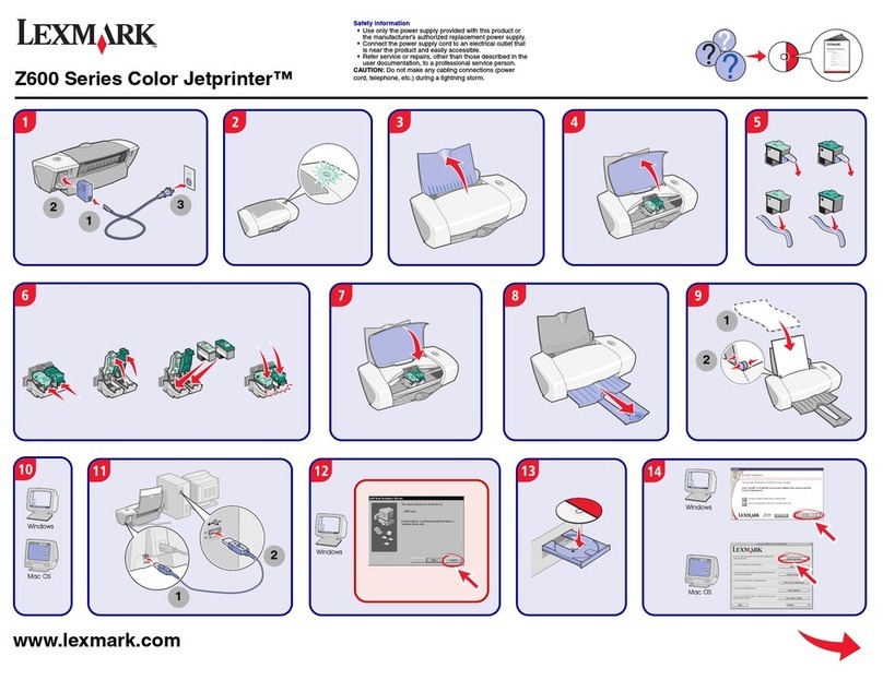 Lexmark Z600 User manual