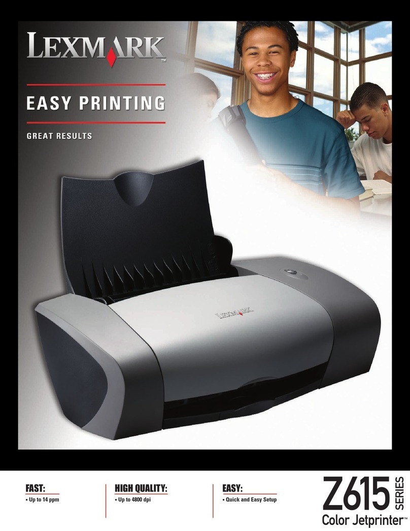 Lexmark Z615 Series User manual Lexmark Z615 Series User manual