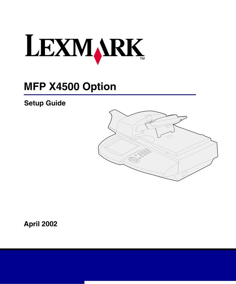 Lexmark X4500 User manual