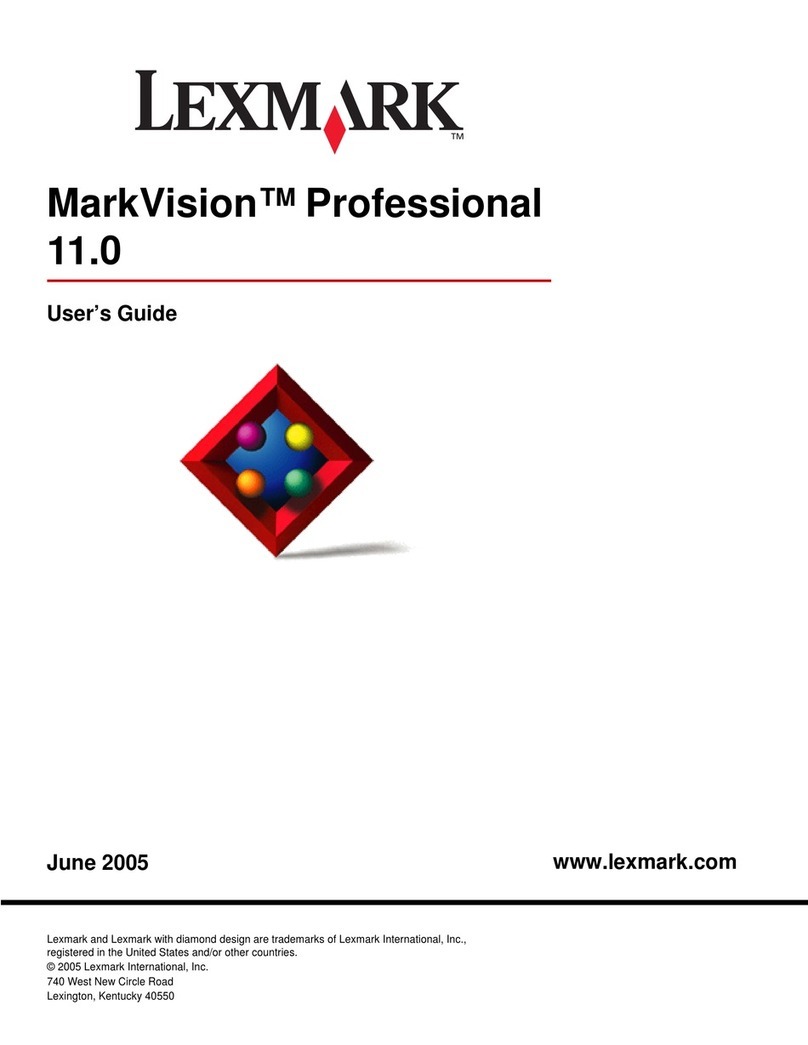 Lexmark MarkVision Professional user guide