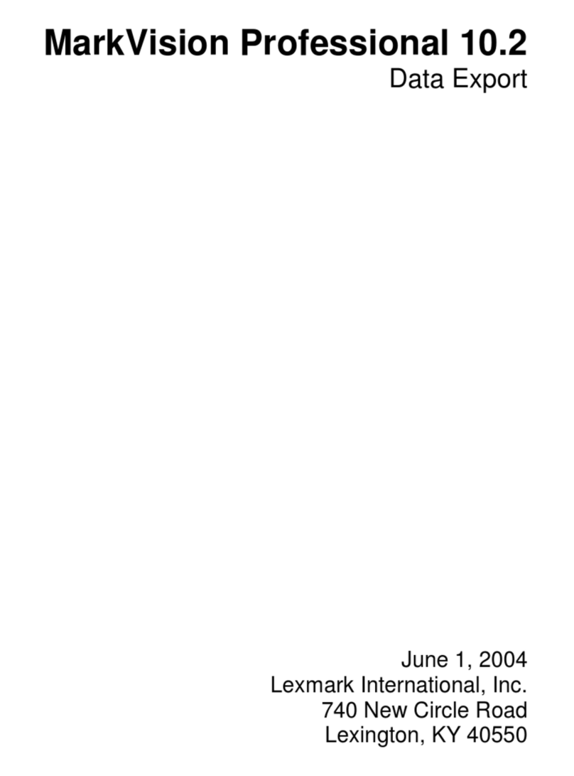 Lexmark MarkVision Professional Software guide