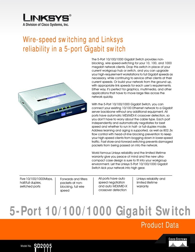 Linksys SD2005 Operation manual Linksys SD2005 Operation manual