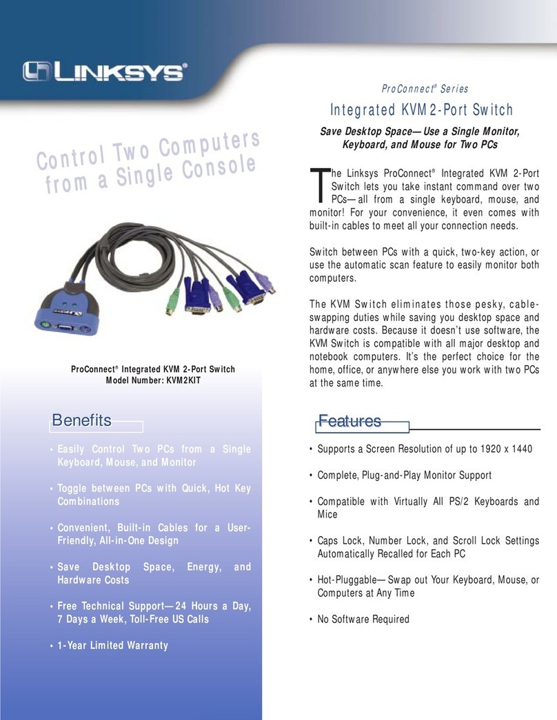 Linksys KVM2KIT User manual
