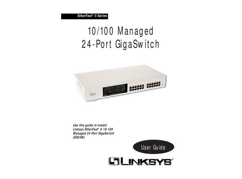 Linksys EG24M - EtherFast II Switch user guide