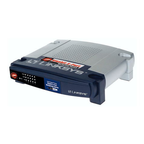 Linksys EG005W - Instant Gigabit Workgroup Switch user guide