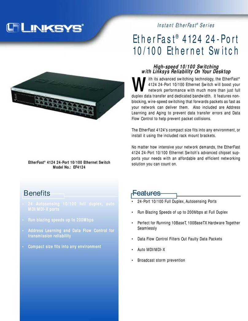 Linksys EtherFast EF4124 User manual Linksys EtherFast EF4124 User manual