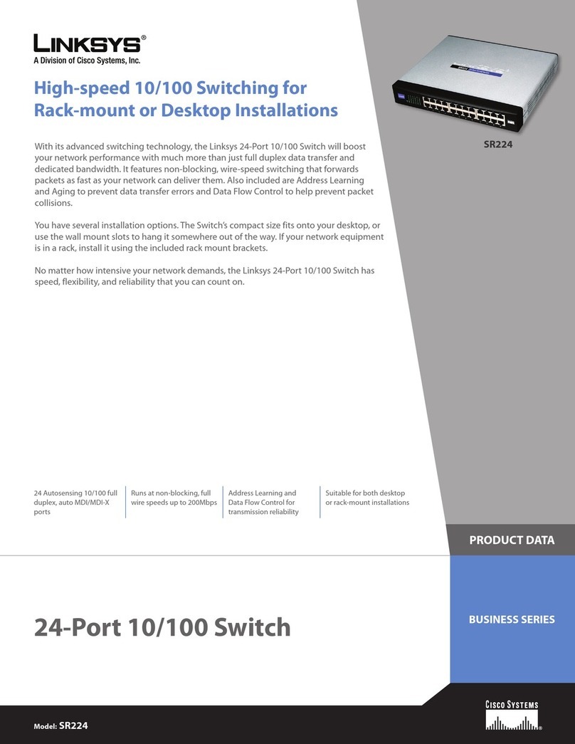 Linksys SR224 Operation manual Linksys SR224 Operation manual