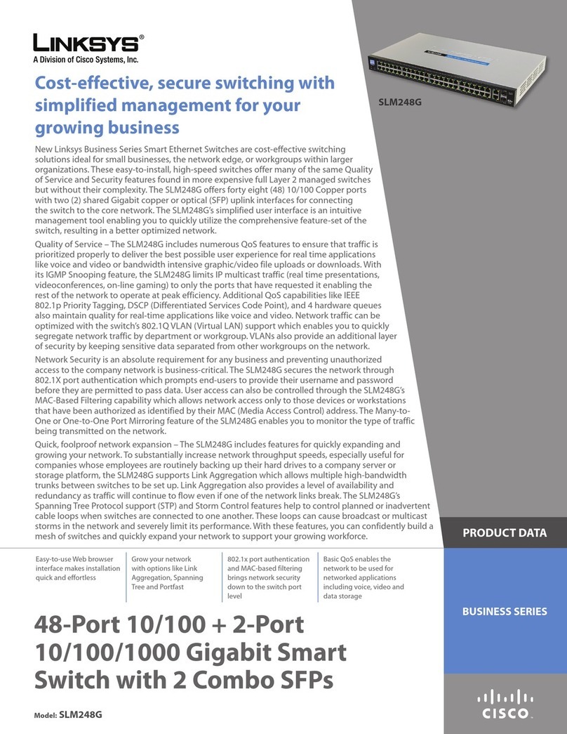 Linksys SLM248G Operation manual Linksys SLM248G Operation manual