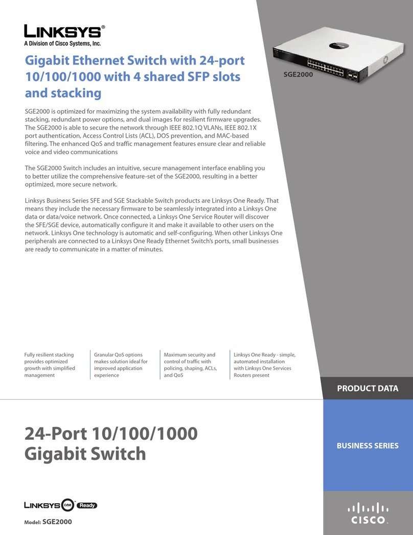 Linksys SGE2000 - Cisco - Gigabit Switch Product data