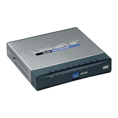Linksys SD208 - Small Business Unmanaged Switch User manual Linksys SD208 - Small Business Unmanaged Switch User manual