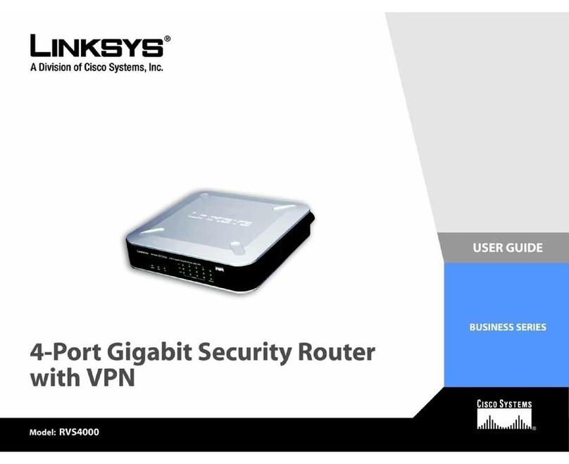 Linksys RVS4000 User manual