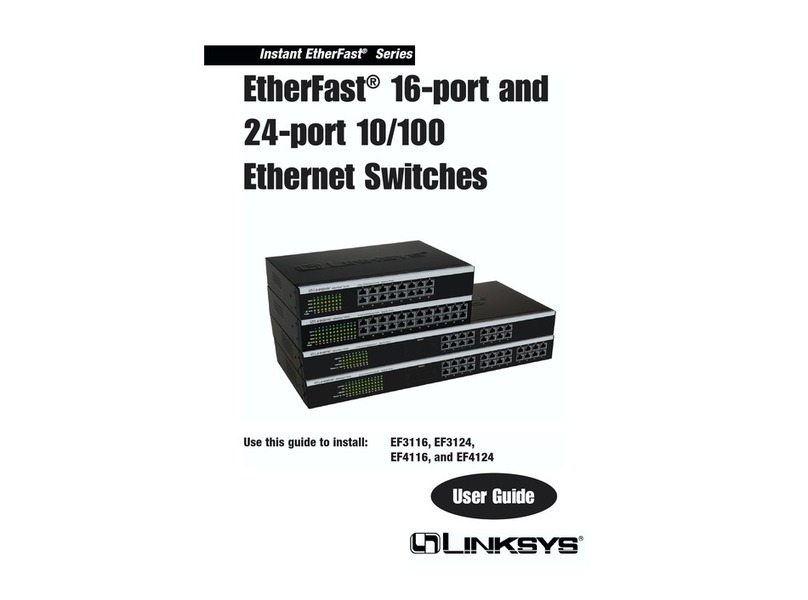 Linksys EtherFast EF3116 User manual