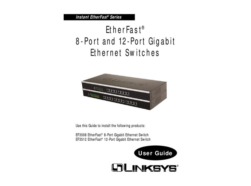 Linksys EF3508 User manual Linksys EF3508 User manual