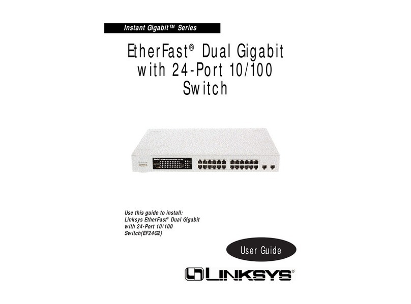 Linksys EF24G2 - EtherFast Dual Gigabit User manual Linksys EF24G2 - EtherFast Dual Gigabit User manual