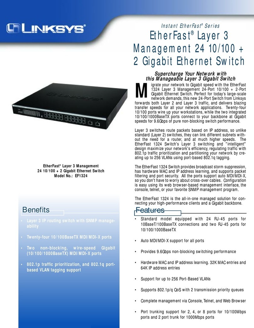 Linksys EF1324 User manual Linksys EF1324 User manual