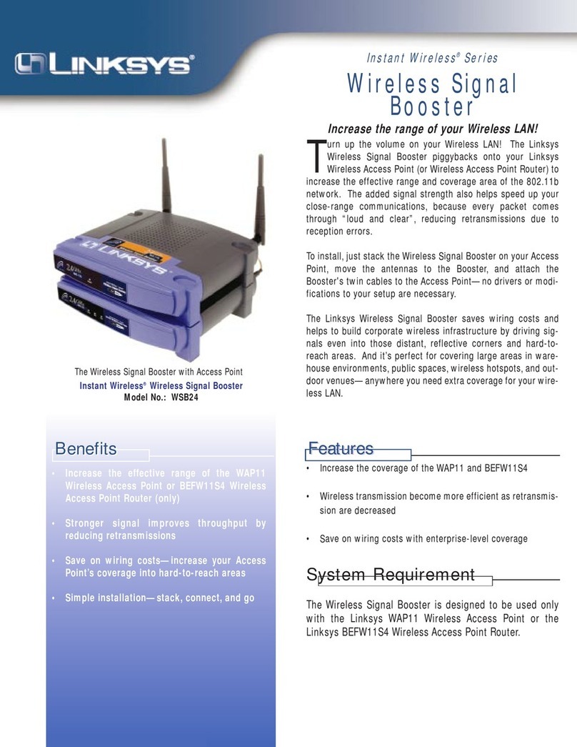 Linksys WSB24 User manual