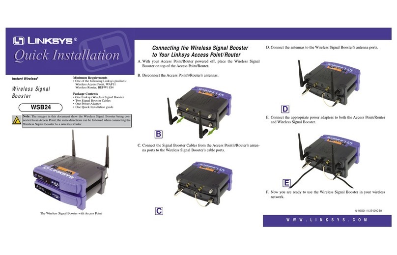 Linksys WSB24 Original operating instructions
