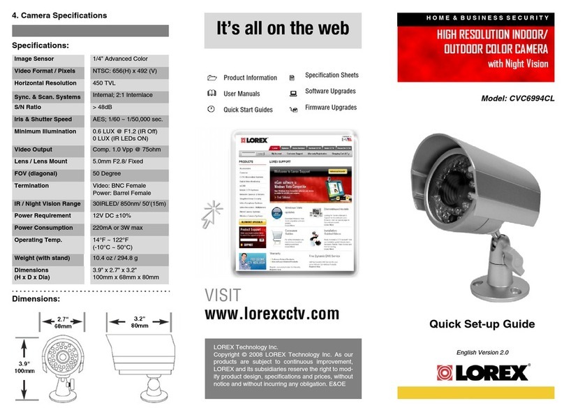 Lorex CVC6994CL User manual Lorex CVC6994CL User manual