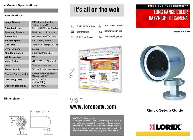 Lorex CVC6997 Quick setup guide