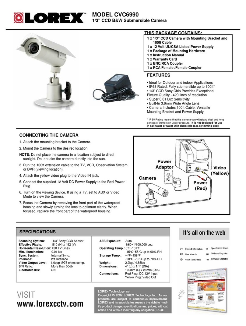 Lorex CVC6990 User manual