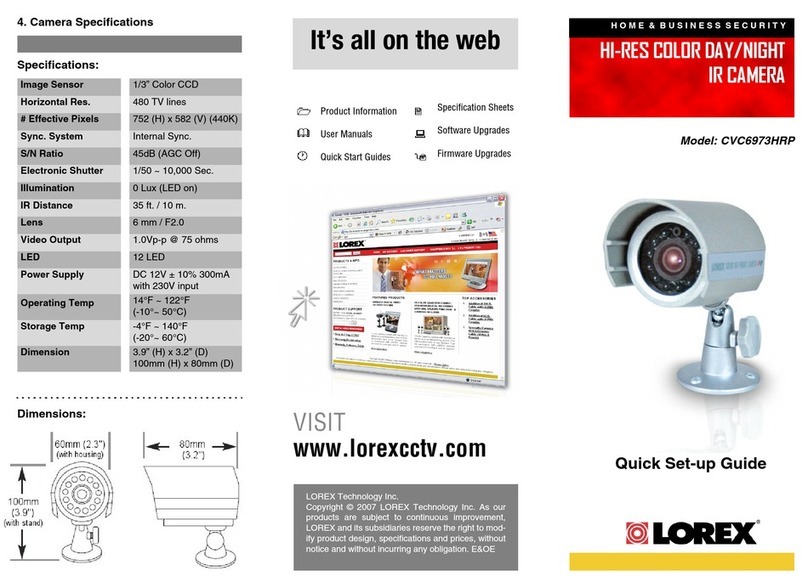 Lorex CVC6973HRP User manual